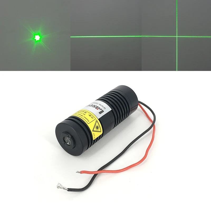 25*65mm 100mW 150 200mW 532nm Green Dot Line Cross Laser Diode Module