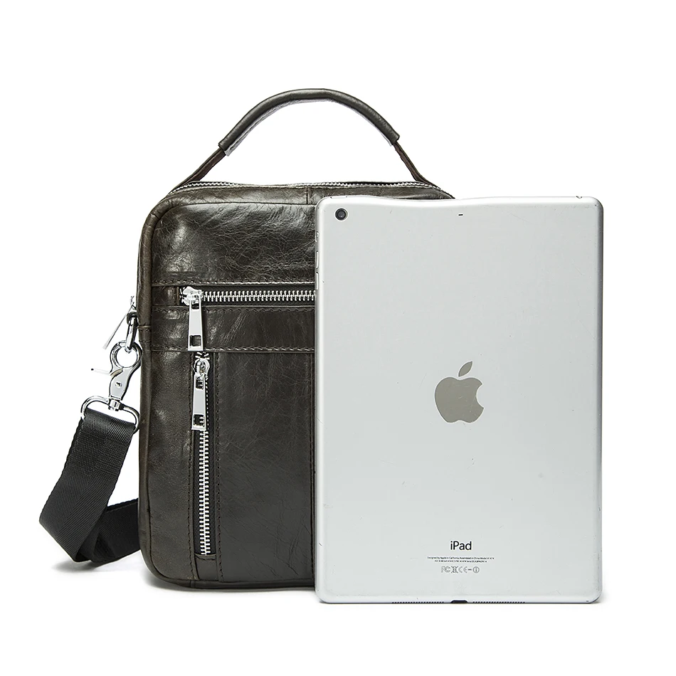 WESTAL 100% Натуральная Кожа Мужчины Сумки Классический Мужской Crossbody Плечо Сумка
