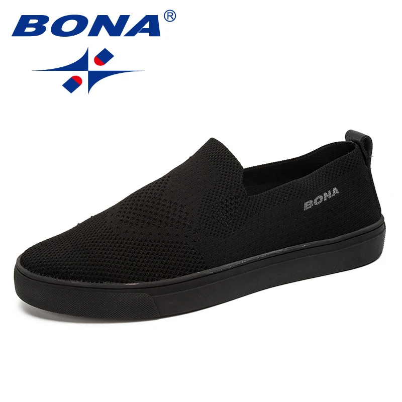 بونا جديد نموذجي أسلوب الرجال التزلج أحذية الركض رياضة الانزلاق على شبكة الهواء العلوي الرجال أحذية رياضية شحن مجاني سريع