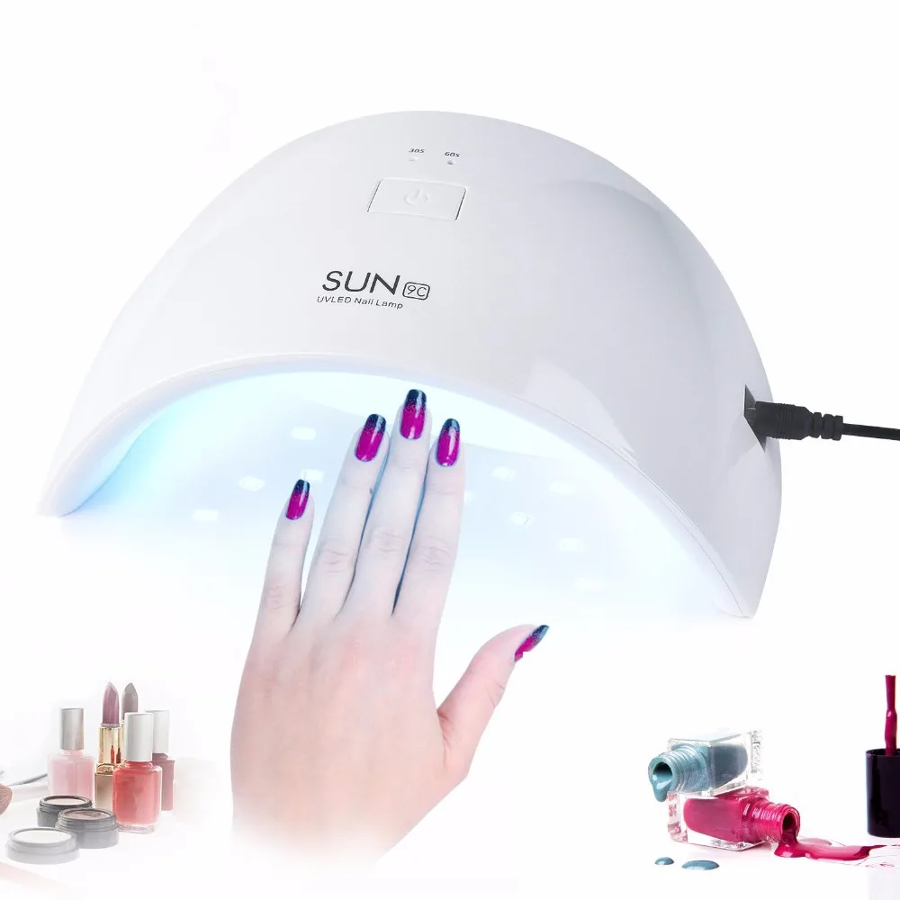24W LED UV Nail Dryer Light for Fingernail & Toenail Gels Based