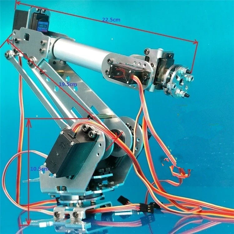 6 DOF CNC алюминиевая Роботизированная рука ABB промышленная модель робота asix