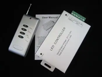

4 Key DC12V-24V 24A Wireless Remote Controller For RGB LED Strip Light