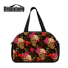 Dispalang Модная легкая сумка с черепом для путешествий милые большие багажные сумки для дам крутые дорожные сумки для девочек