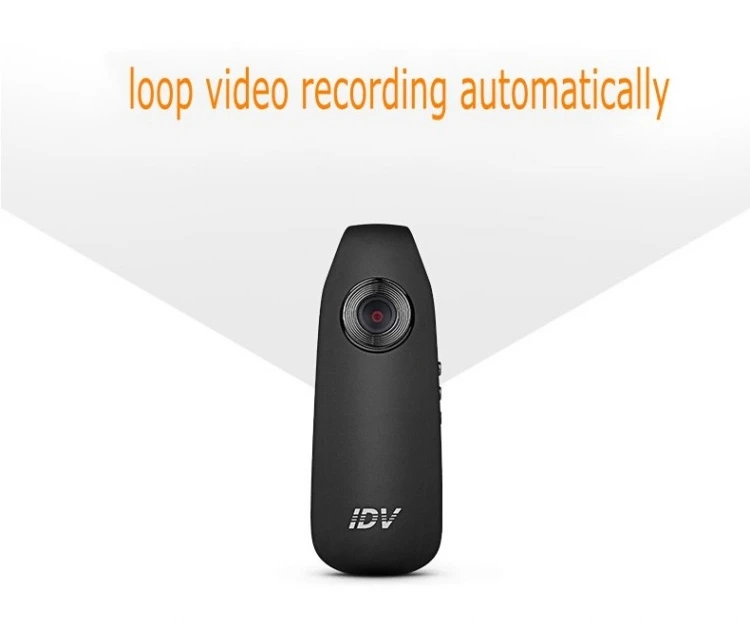 Idv007 DV цикл видео голос Регистраторы Mini Камера HD 1080 P 12MP 130 градусов Широкий формат обнаружения движения долгое время рабочая Поддержка