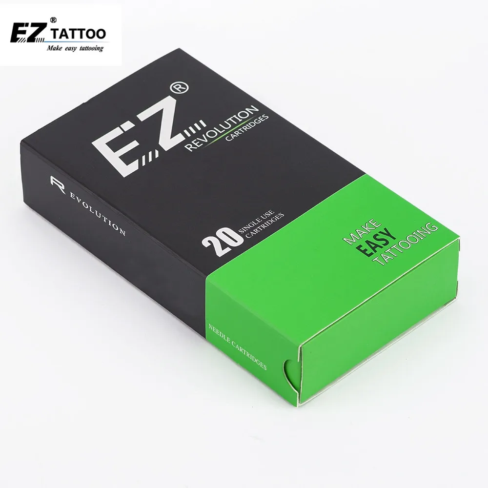 Картриджи для татуировок EZ Revolution 200 шт. иглы RL RS M1 см совместимые с системой