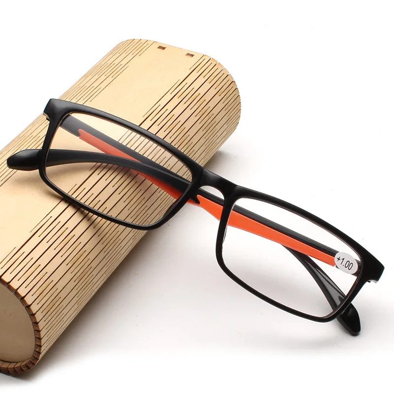 

Higodoy Fashion Women Men Reading Glasses TR90 Ultralight Retro Resin Clear Lens Female Male Reader Eyewear Presbyopic Glasses