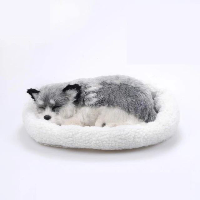 30cm Simulation Breathing Dog Control Action Figures Battery Soft Doll Stuffed Plush Animal Toy Girls Kids Lover Children Gift Stuffed Plush Animals Aliexpress