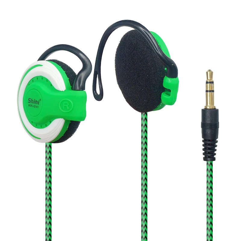 Спортивные Hi Fi наушники 3 5 мм Jack проводные в уши гарнитура супер звучание баса