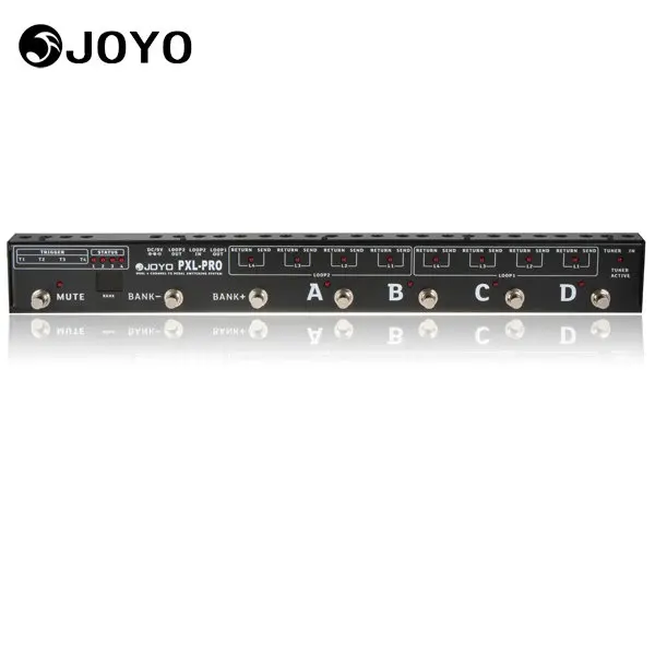 Cheap JOYO PXL-PRO Programmable Guitar Pedal Effects Looper Control Station Pedal Switcher Grouping System with 32 Effects Sets