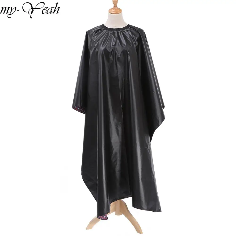 Pro Salon Black Hairdressing Cape Barber Hairdresser Haircutting Dye pro-salon-black-hairdressing-cape-barber-hairdresser-haircutting-dye