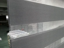 Horizontal Sheer Shade Blind Zebra Dual Roller Blinds Treatments font b Window b font Custom Cut