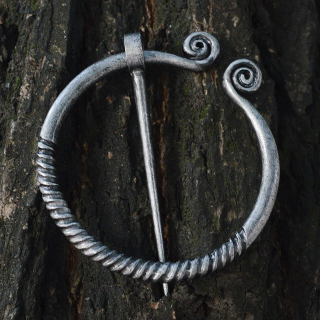 Viking Retro Brooch Penannular Shoulder Shawl Scarf Clasp Cloak Pin 11  Styles