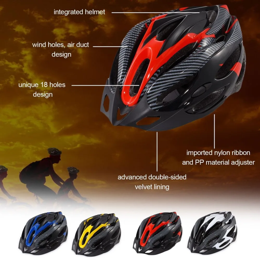 Bike Bicycle Riding Protective Helmet Integrated Molding Bike Safety Helmet Outer Shell With Impact-absorbing Foam Head Cover