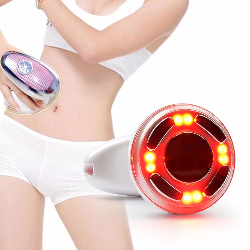 TOP BEAUTY Handheld LED Photon Radio Frequency RF Ultrasonic Slimming Device Multipolar Fat Removal Slimming Massager