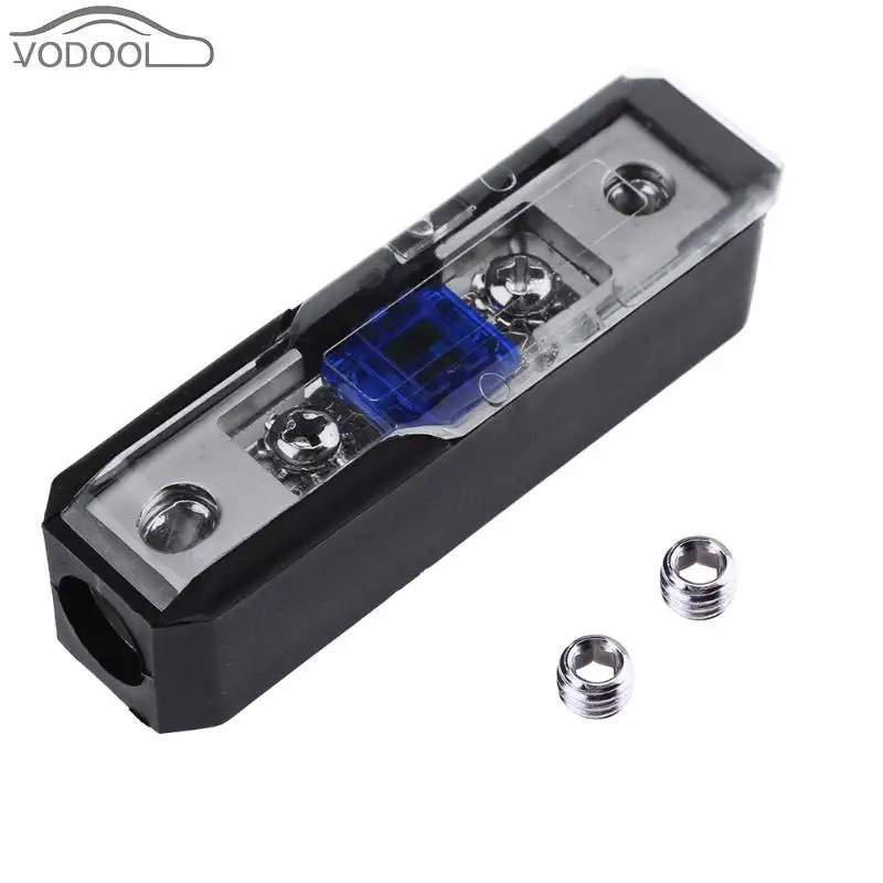 60A 60 Amp Auto Car Audio System 1 to 1 Fuse Tube Holder Vehicle Audio