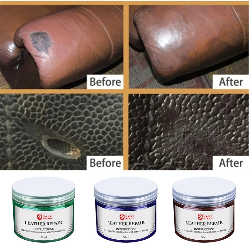 

Multifunction Auto Car Home Seat Sofa Holes Scratch Repairing Tools Car Leather Repair Tool Kit Polishes Paint Care Paint Care