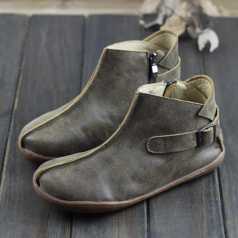 womens leather ankle boots sale