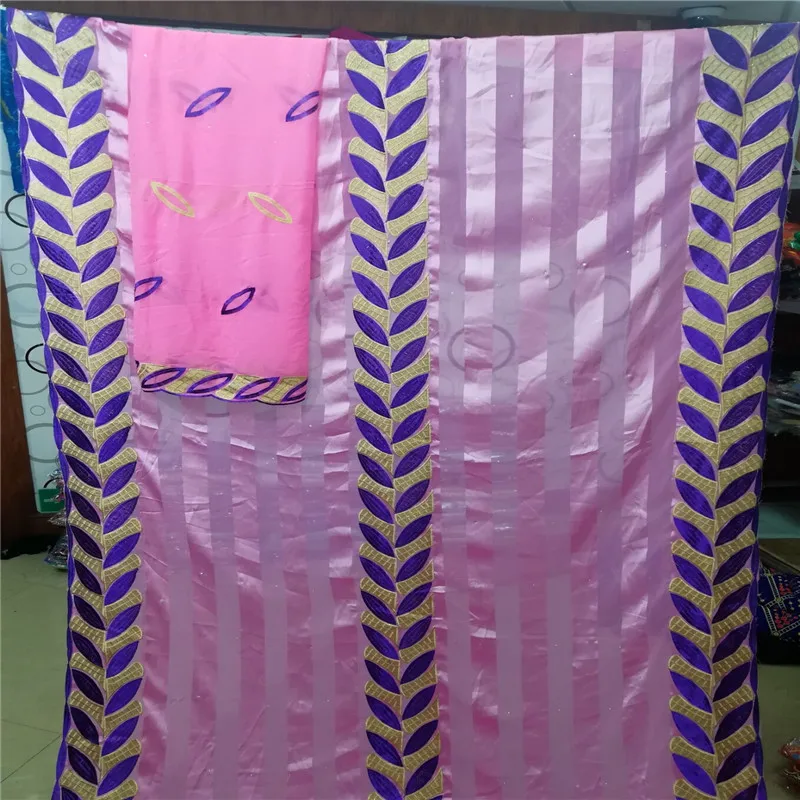 

Hot selling satin silk fabric 7 yards/lot colorfast Nigrian design African wax pattern satin silk fabric for clothing LU050806