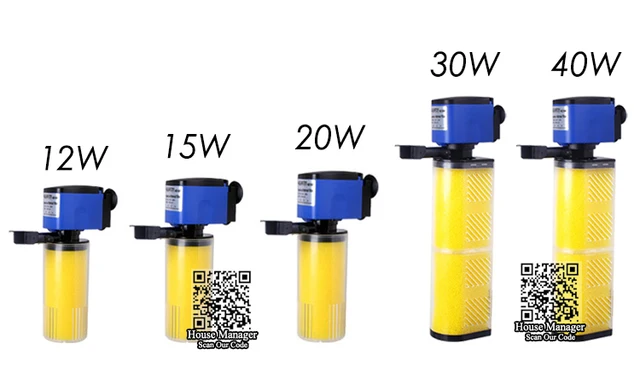 internal aquarium filter media