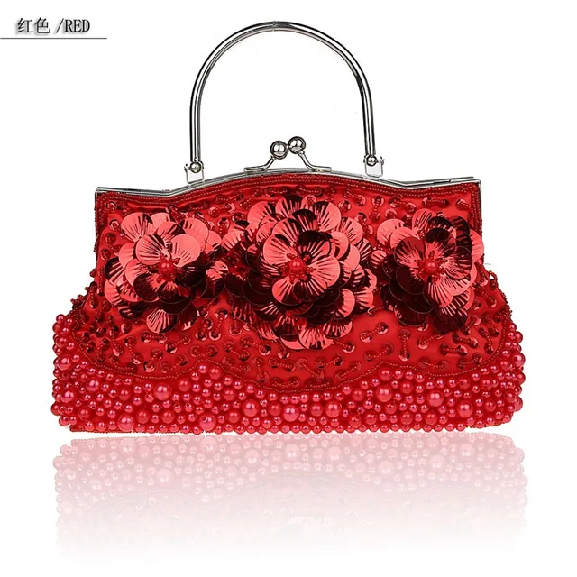 2018 New Limited Luxury Rose Rhinestone Evening Bag Crystal Clutch