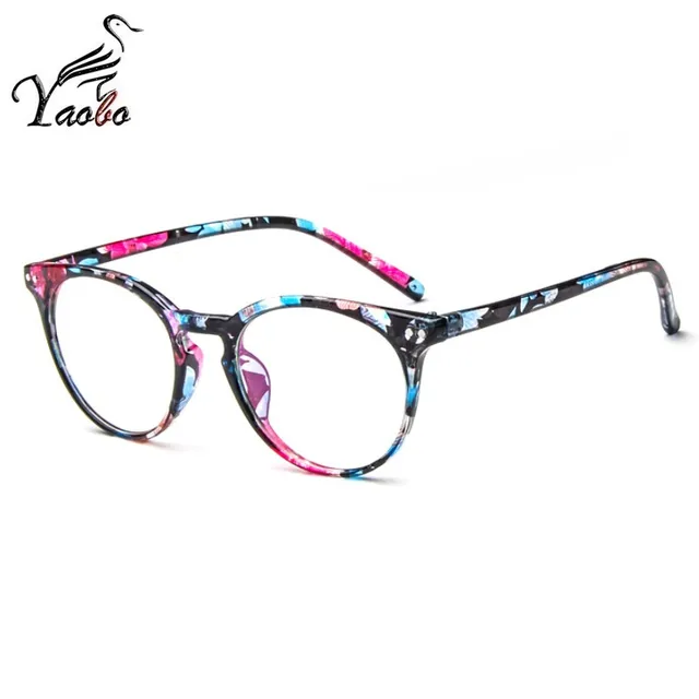 New Fashion Women Glasses Frame Men Black Eyeglasses Frame Vintage 