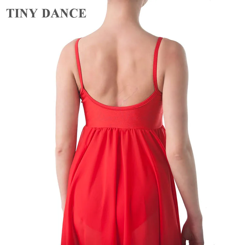 ; балетное шифоновое платье для танцев для взрослых и девочек; Лирический и современный танцевальный костюм; 18019