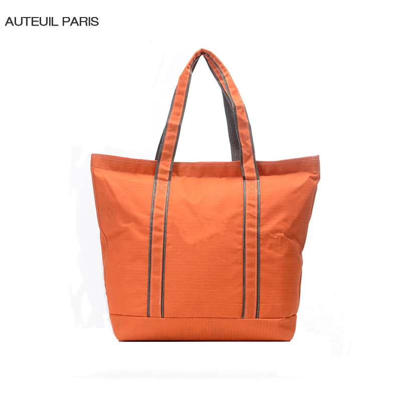 

AUTEUIL PARIS Women Handbag Orange Shoulder Bags Designer Top- handle Bags Solid Big Capacity Handbags Casual Bag