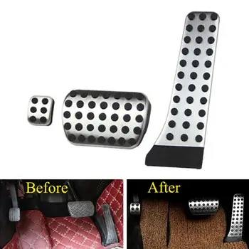 

BBQ@FUKA 3x Non Slip Auto Car Transmission Accelerator Brake Clutch Pedal Cover Fit For Benz Accessories Car Styling