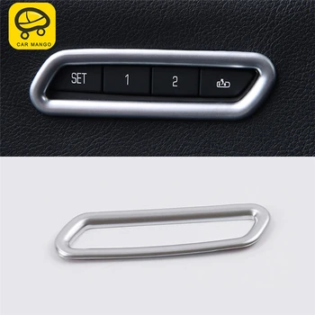 

CAR MANGO Car Styling Seat Adjustment Button Switch Panel Cover Trim Frame Sticker Interior Accessories FOR Cadillac XT5 2016