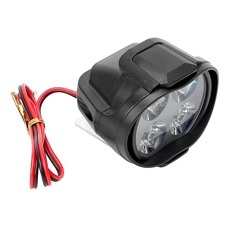 DC 12 V W 4 светодиодный противотуманный фонарь точечная фара белый для мотоцикла E