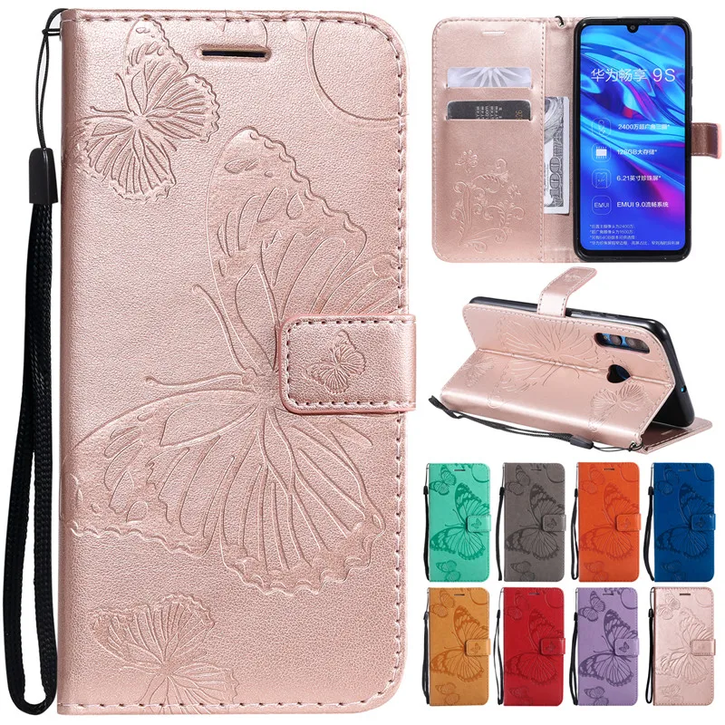 

Huawei P Smart 2019 Case on For Fundas Huawei PSmart P Smart Plus 2019 Case Butterfly Wallet Flip Magnetic Leather Phone Cases