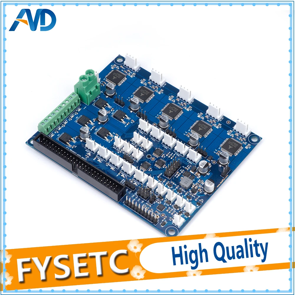 استنساخ Duex5 duex التوسع مجلس مع TMC2660 ودعم الحرارية أو PT100 المجالس ابنة ل 3d الطابعة و آلة cnc