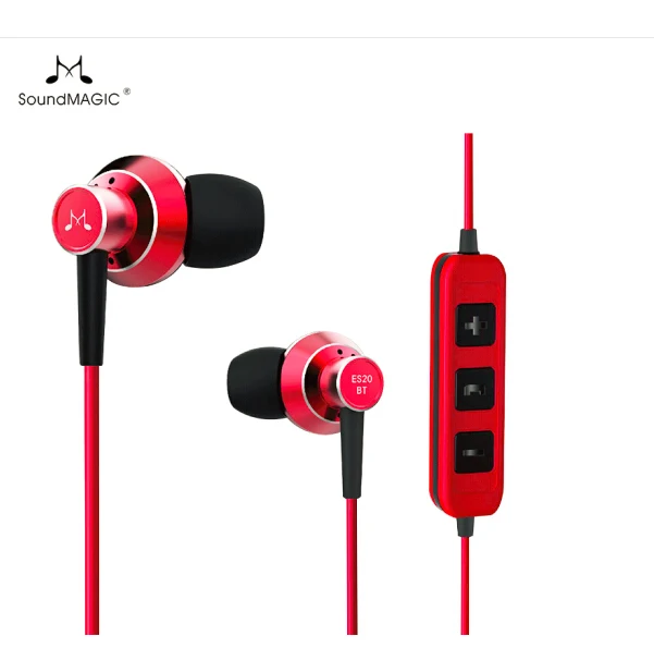 Новинка SoundMAGIC ES20BT беспроводные Bluetooth спортивные наушники-вкладыши для Android или IOS универсальная версия Bluetooth спортивные наушники