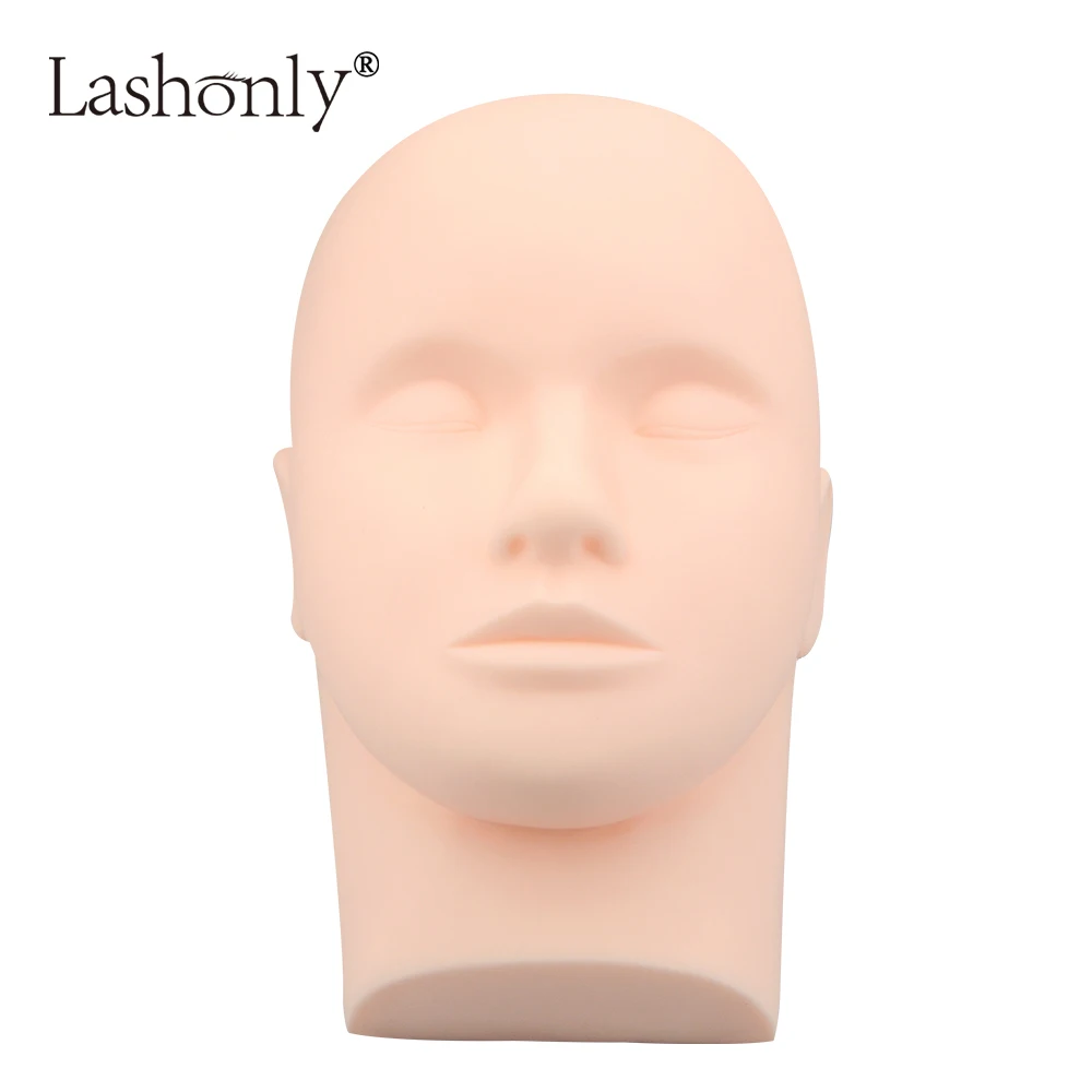 

High Quality Mannequin Head for Training Eyelash Extension Flat Mannequin Head Makeup Eyelash Training Extension Course Tools