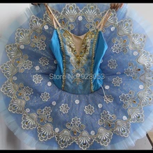 Синяя балетная пачка для взрослых/детей/женщин/танцевальная одежда для девушек сценические костюмы для выступлений 10 слоев жесткий тюль пачка для продажи