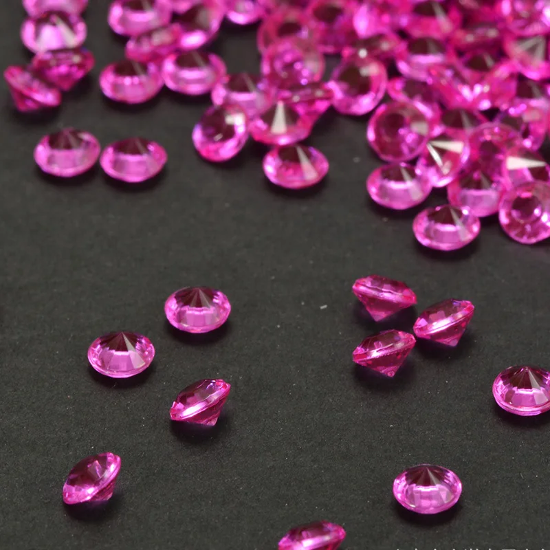 1000pcs Colorful 4.5mm Decor Crafts Clear Crystals Rhinestone Diamond Table Scatters Events Party Festive Wedding Decor F0