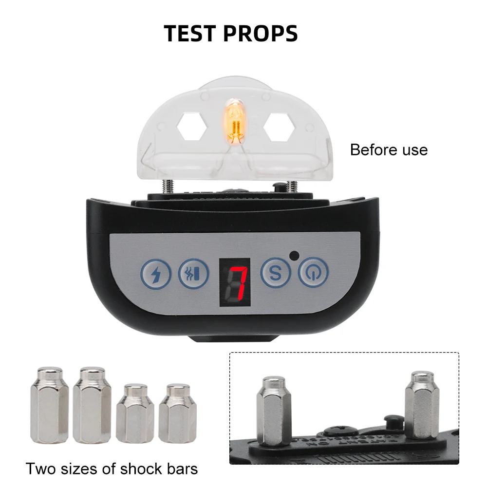 Электрический ошейник для дрессировки собак водонепроницаемый перезаряжаемый анти-лай ошейник 7 чувствительный дистанционный ударный Анти лай ошейник для собак домашних животных