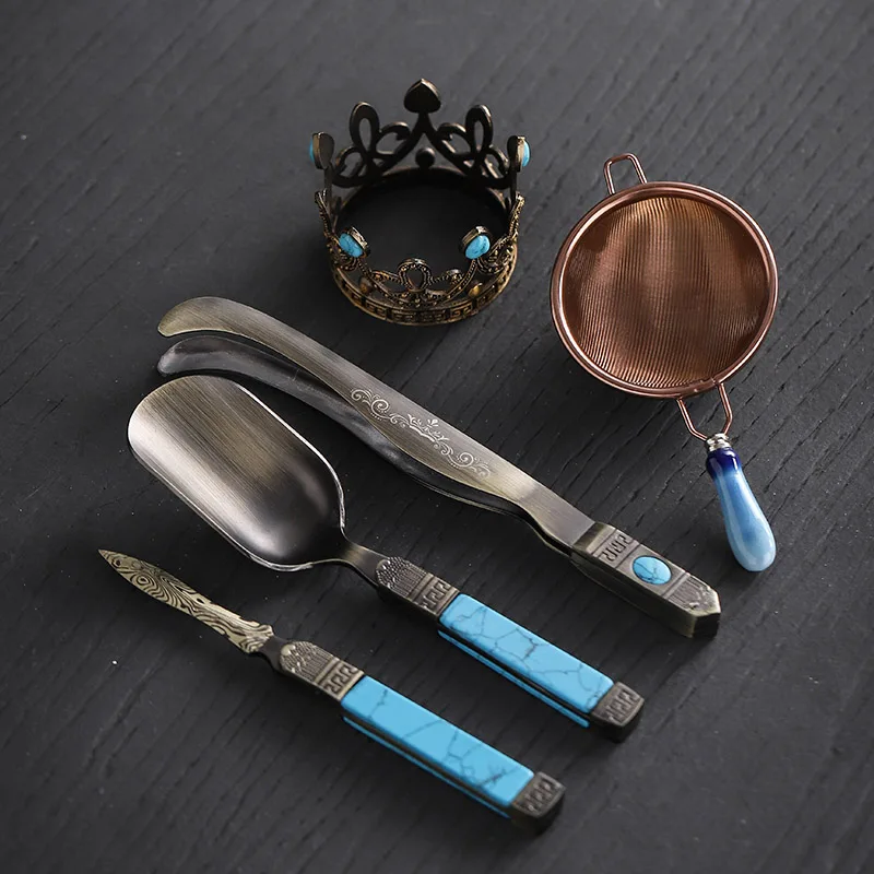 

TANGPIN coffee and tea tool alloy tea strainers handmade metal kung fu tea accessories sets
