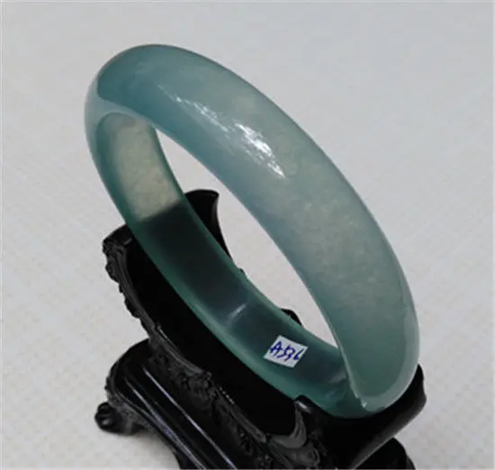 

FREE SHIPPING>>>@@ NEW VINTAGE CHINA FASHION BEAUTIFUL NATURAL ICE COLD WHITE JADE BRACELET 64.6MM NEW