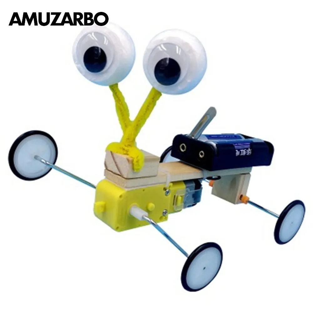

1 Set DIY Technology Small Production Electric Reptile Bionic Robot Kindergarten Pupils Handmade Materials Children's Toys model