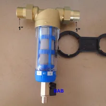 " дюймов cw617n латунь Префильтр фильтр для воды/весь дом обратной осадка 40 микрон сетка из нержавеющей стали-высокого качества