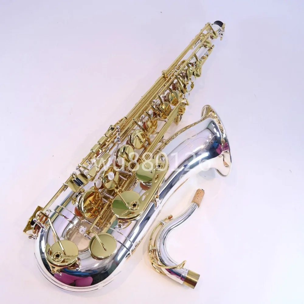 

Jupiter JTS-1100SG Bb Tenor Saxophone Silver gold button Tenor Sax B Flat Musical Instrument With mouthpiece & bag free shipping