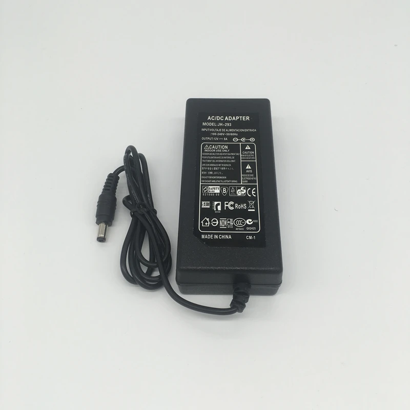 Высокое качество 1 шт. AC110V-240V к DC12V 8A адаптер питания 12V8A 96 Вт для 5630 5050 полосы света