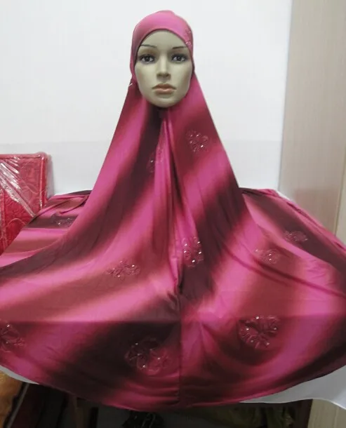 H823c новейший большой размер мусульманский хиджаб, быстрая, разные цвета