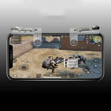 PUBG Phone Gamepad Metal Trigger Fire Button Aim Key Smart phone Mobile Games L1R1 Shooter Controller PUBG for Iphone Xiaomi