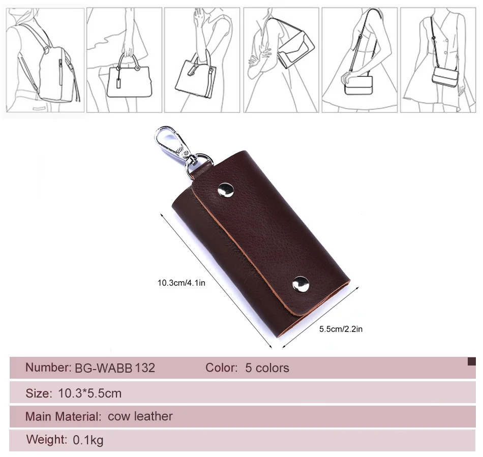 Klsyanyo, натуральная кожа, мужские кошельки для ключей, Мужская ключница, ключница, органайзер для ключей, женские Брелки, чехлы, сумка