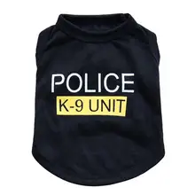 New Small Dog Vest Puppy Police Letters T Shirt Summer font b Pet b font Clothes