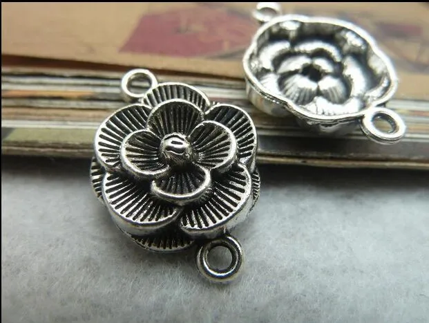 30pcs 18x25mm antique silver metal charm pendant C7023 | Украшения и аксессуары