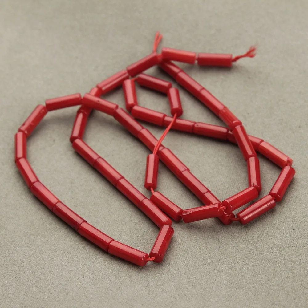

Wholesale Fashion Natural Stone Red Coral Round Beads 4*8mm Loose Spacer Coral Beads for Diy Bracelets Necklace Jewelry Making