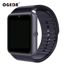 Smart Watch GT08 Clock Sync Notifier Support Sim Card Bluetooth Connectivity for IOS Android Phone font